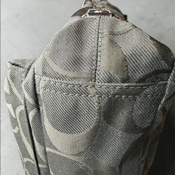 Coach Kyra Signature Black Jacquard Messenger Crossbody Bag F16553 - Picture 12 of 13